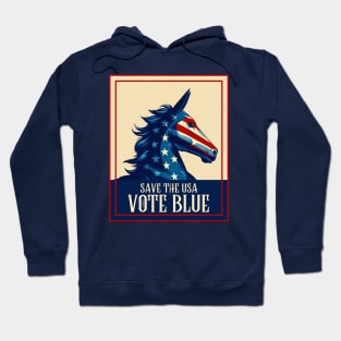 Vote Blue - Save Democracy Hoodie